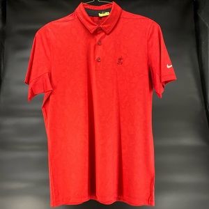 Nike Golf Dri-Fit Disney Mickey Polo Red - S